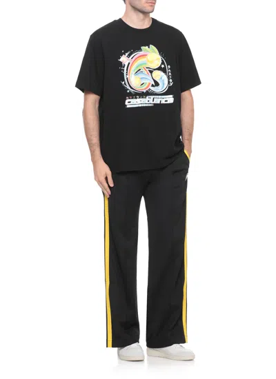 Casablanca Casa Way Mountain Printed T-shirt In Black