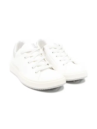 Primigi Leather Sneakers In White