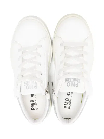 Primigi Leather Sneakers In White