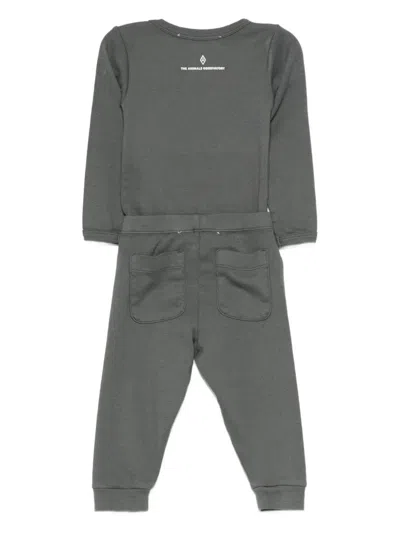 The Animals Observatory Logo-print Tracksuit Set In Gray
