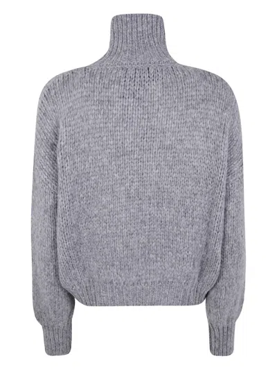 Nuur Long Sleeves Pullover In Gray