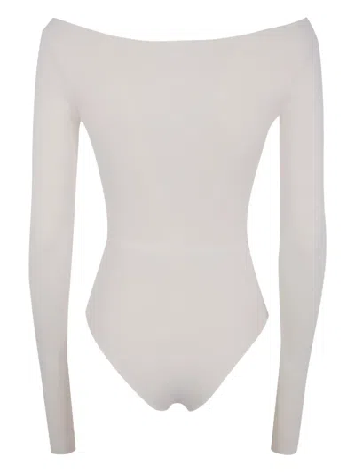 Entire Studios Long-sleeve Bodysuit In White