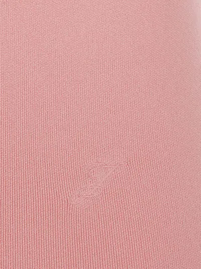 Jacquemus La Robe Sera Pink Dress With Square Neckline And Back Buttons In Fabric Woman