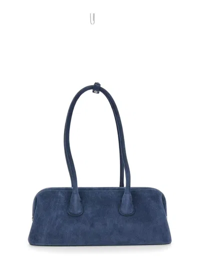 Osoi Boat Wide Mini Blue Shoulder Bag In Blue