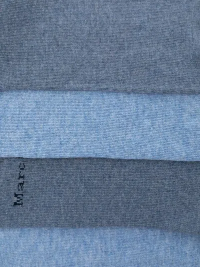 Marc O'polo Logo-intarsia Socks (pack Of Two) In Multi