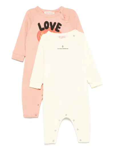 The Animals Observatory Graphic-print Romper (set Of Two) In Animal Print