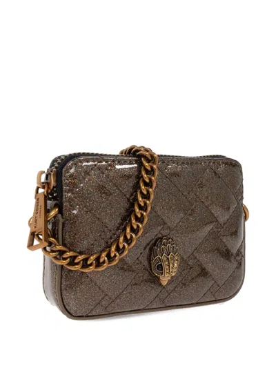 Kurt Geiger Micro Kensington Quilted Camera Bag In Brown