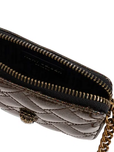 Kurt Geiger Micro Kensington Quilted Camera Bag In Brown