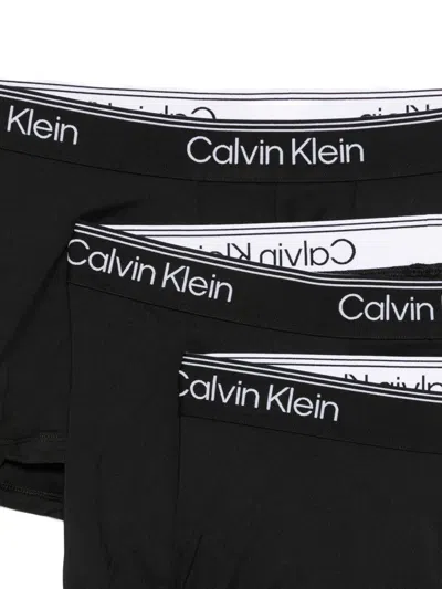 Calvin Klein Low Rise Trunk 3-pack In Black