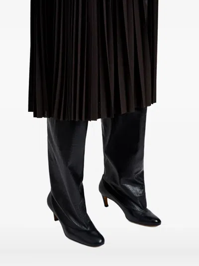 Proenza Schouler Uma Crinkled-leather Over-the-knee Boots In Multi