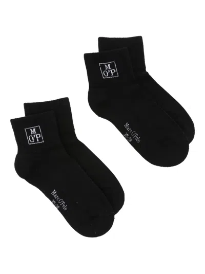 Marc O'polo Logo-intarsia Socks (pack Of Two) In Animal Print