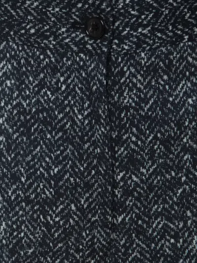 Pre-owned Michael Kors Vintage 2024 Herringbone Wool Trousers In Gray