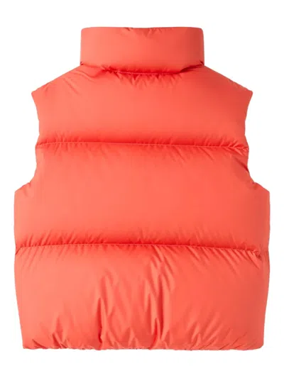 Il Gufo Padded Gilet In Orange