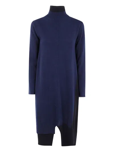 Pierantonio Gaspari Block Color Dress In Blue