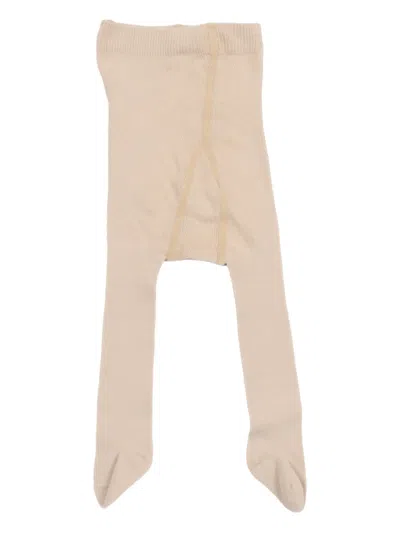 Paz Rodriguez Knitted Tights In Neutral