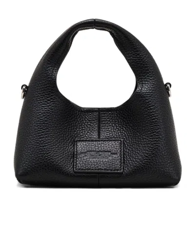 Marc Jacobs The Micro Crossbody Sack Bag In Full-grain Leatherdescription In Brown