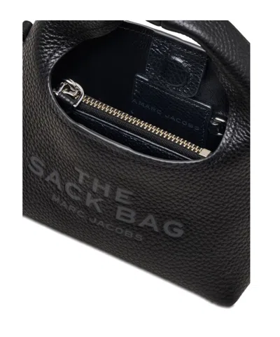 Marc Jacobs The Micro Crossbody Sack Bag In Full-grain Leatherdescription In Brown