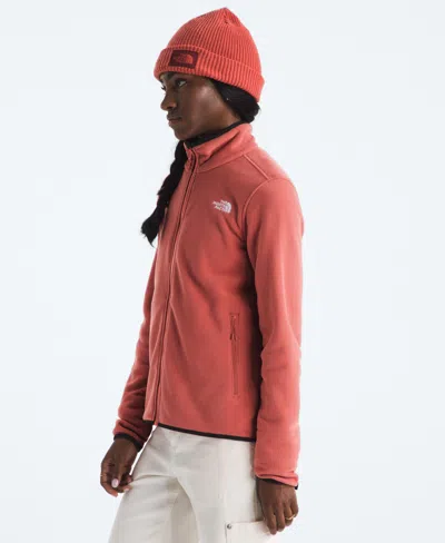 The North Face Women's Glacier Logo Detail Jacket In Pink