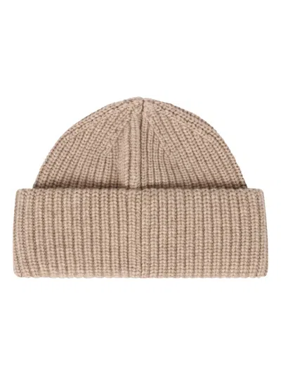 Slowear Cashmere Beanie In Neutral