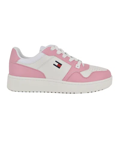 Tommy Hilfiger Women's Twigye Lace-up Sneakers In Pink