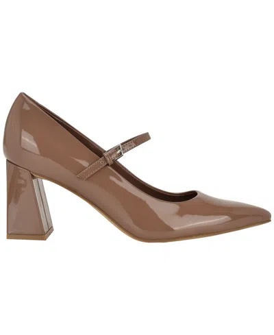 Calvin Klein Women's Naprina Block Heel Mary Jane Pumps In Brown