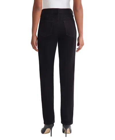 Jones New York Women's Fly Front Lexington Straight Jeans In Black