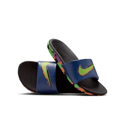 Nike Kawa Se Little/big Kids' Slides In Black