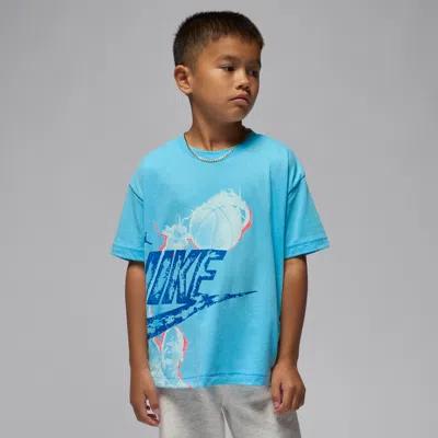 Jordan Little Kids' Reissue T-shirt In Blue