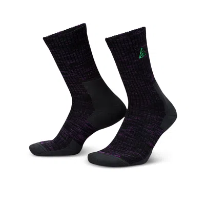 Nike Unisex  Acg Everyday Cushioned Crew Socks (1 Pair) In Black