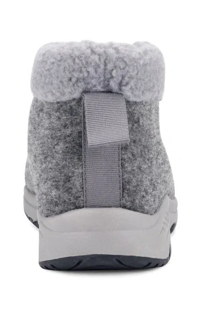 Easy Spirit Women's Treepose Cozy Slipper Booties In Gray