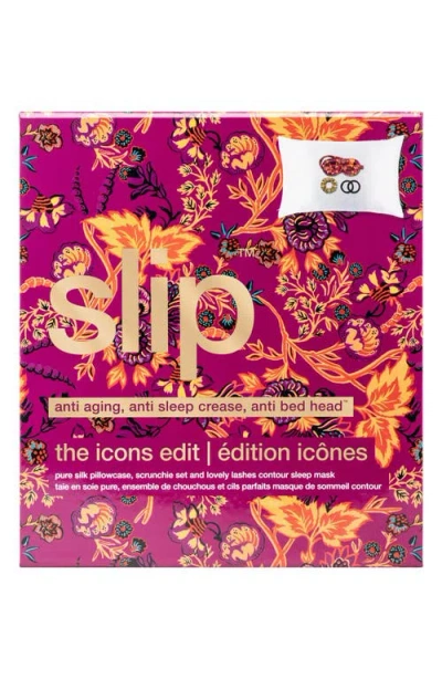 Slip The Icons Edit Pillowcase, Mask & Scrunchies Set Usd $170 Value