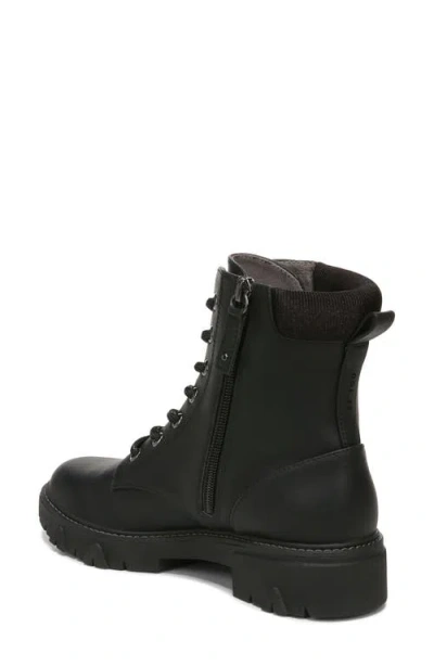 Dr. Scholl's Headstart Lace-up Combat Boot In Black