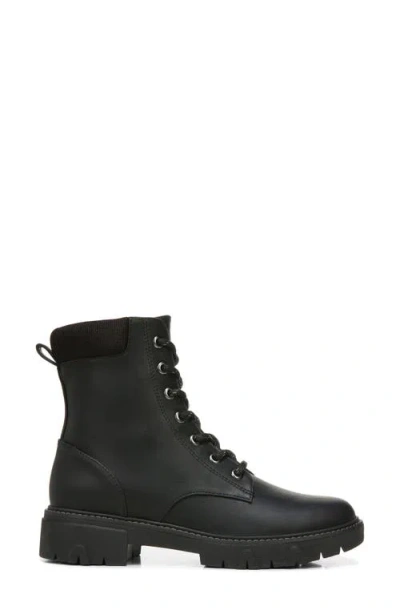 Dr. Scholl's Headstart Lace-up Combat Boot In Black