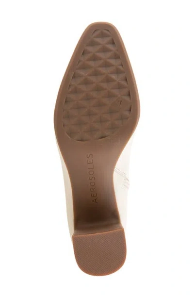 Aerosoles Women's Magnus Logo Embossed Booties In Neutral