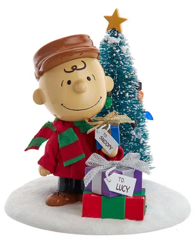 Kurt Adler Peanuts Table Piece In Multi