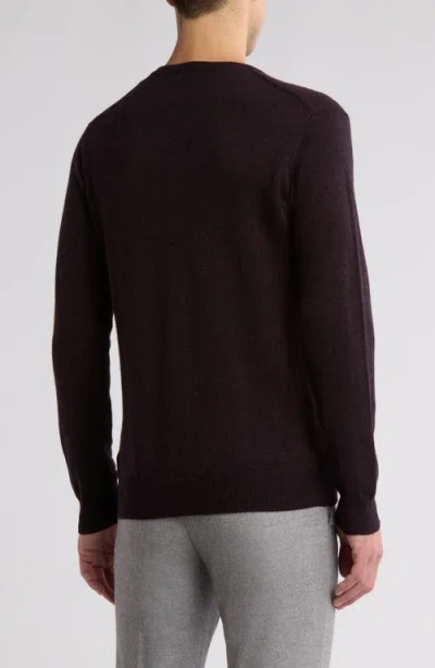 Rodd & Gunn Wool & Cashmere Crewneck Sweater In Purple