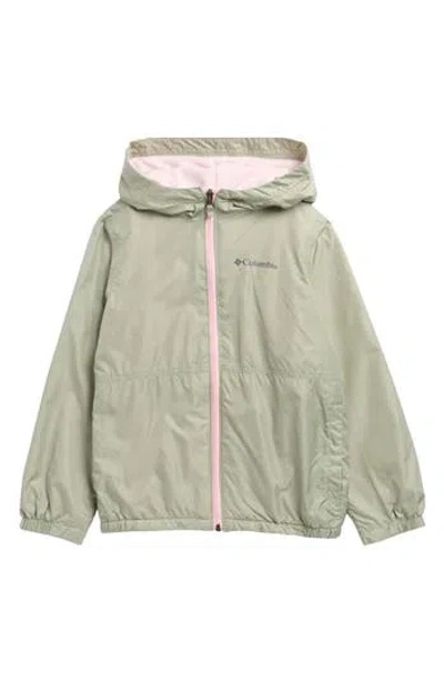 Columbia Kids' Center Ridge Ii Hooded Jacket In Neutral