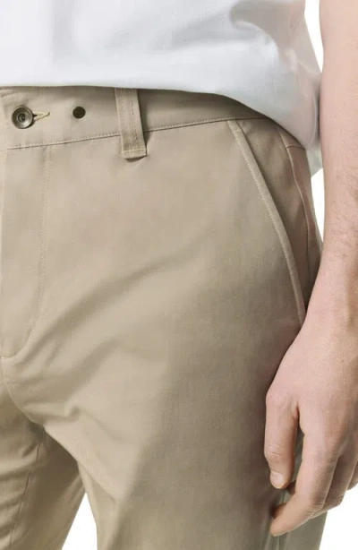 Rag & Bone Haydon Relaxed Straight Leg Twill Chinos In Brown