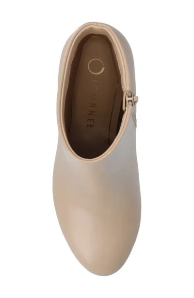 Journee Collection Kit Ankle Boot In Neutral