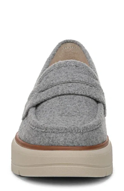 Dr. Scholl's Women's Nice Day Max Platform Lug Sole Loafers In Gray
