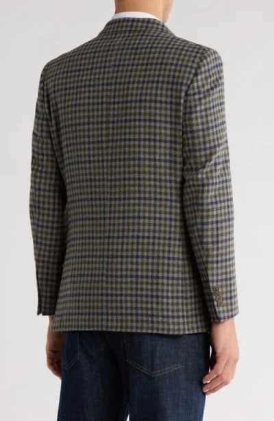 Nautica Plaid Tweed Sport Coat In Gray