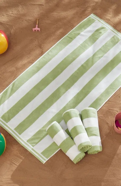 Woven & Weft 4-pack Oversize Stripe Beach Towels