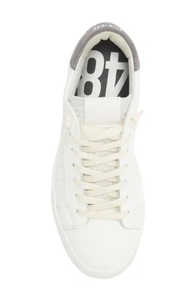 P448 Thea Platform Sneaker In White