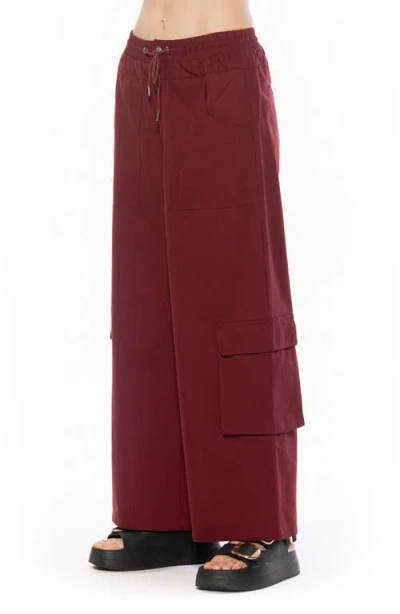 Alexia Admor Evren Drawstring Waist Cargo Pants In Black