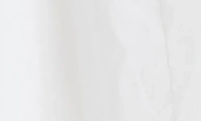 The Good Journey Ruffle Long Sleeve Midi Dress In White