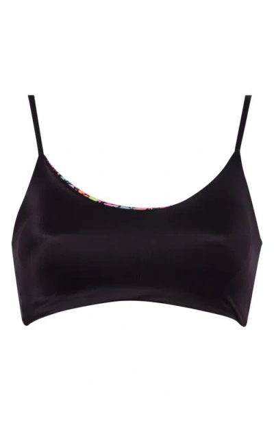 Maaji Ceci Reversible Bralette Bikini Top In Multi