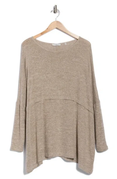 Patrizia Luca Oversize Top In Neutral
