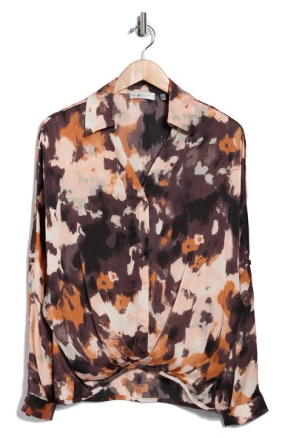 Patrizia Luca Ruched Front Top In Multi