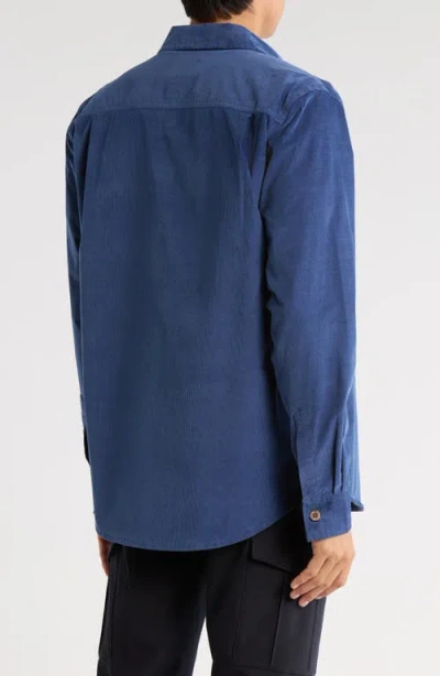 Weatherproof Vintage Twill Shirt Jacket In Blue