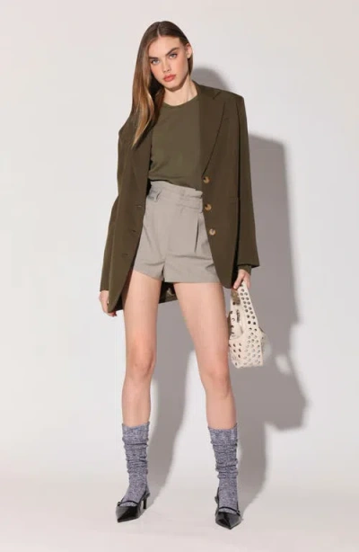 Walter Baker Jagger Oversize Blazer In Green